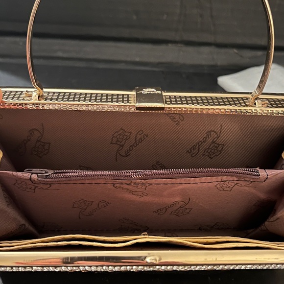 Ruodan Party Ware Clutch. All Gold Clutch. Small Size Bag. - Picture 8 of 12